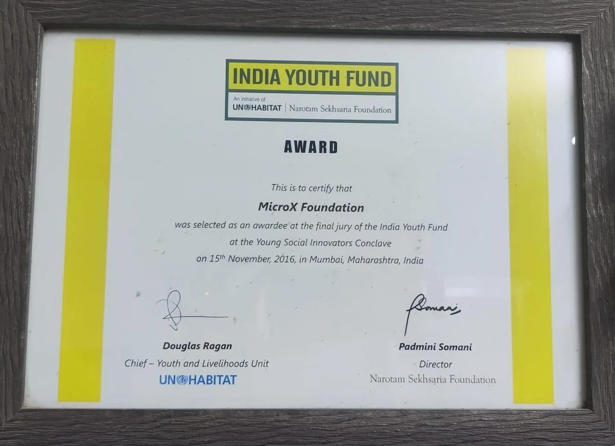India Youth Fund · 2016 — india youth fund 2016